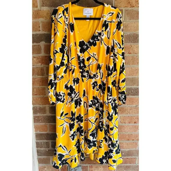 Lane Bryant Floral white Dress 18-20 - Picture 1 of 3